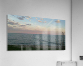 Rainbow sky over the Lake Acrylic Print