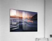 Golden beach Acrylic Print