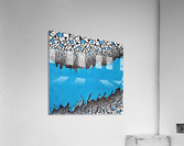 wave 5  Impression acrylique