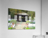 Thatch Roof Gazebo Rancho Los Alamitos Gardens Acrylic Print