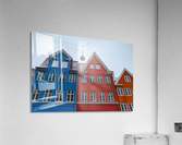 The red and blue house in Copenhagen Acrylic Print