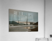 Golden Gate in the smog Acrylic Print