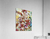 Arte 138 Flowers oil paint style Acrylic Print