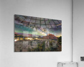 Sedona Red Rocks and Milky Way Acrylic Print