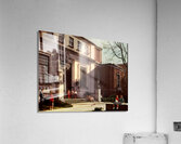 1940s university of west virginia campus art Acrylic Print