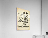 1967 Vintage Shoneys Big Boy Hamburger Ad Acrylic Print