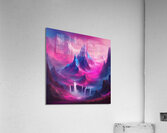  Surreal Mountain Range  Picture a surreal mount Acrylic Print