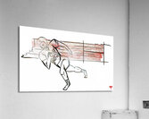 1960s football player art row1 Acrylic Print