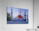 Port of Hamburg Boats Acrylic Print