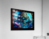 The Underwater Mystical Realm Of The Bilibis Enchanting AI Concept Art by Xzendor7 Acrylic Print