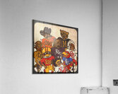 Big 8 Conference Mascots Art Acrylic Print
