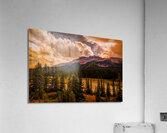 Icefield Parkway River Sunset 1 Acrylic Print