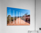 Colorado Rampart Dirt Road Mountain View Acrylic Print