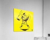 Dick Spencer vintage herky iowa hawkeye cartoon cheerleader Acrylic Print