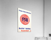 fresno state bulldog basketball throwback Acrylic Print