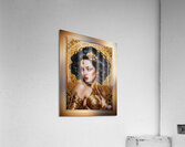 Portrait Of Delania Tracia Mesmerizing AI Concept Art by Xzendor7 Acrylic Print