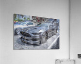 2016 Gray Ford Shelby Mustang GT350 X 2 Acrylic Print