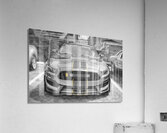 2016 Gray Ford Shelby Mustang GT350 X 8 Acrylic Print