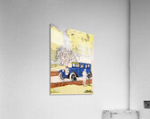 1920s vintage fall day car art Acrylic Print