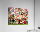 1970s clemson georgia football art  Acrylic Print