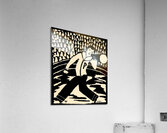 Vintage College Cheerleader Art Acrylic Print