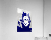 1980s duke blue devil art remix Acrylic Print