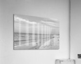 Florida Gulf Coast Peacefulness Grayscale Acrylic Print