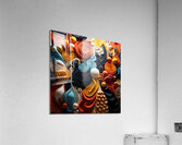 Intriguing Abstract Impression Acrylic Print
