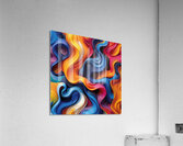 Abstract Waves Sensation Acrylic Print