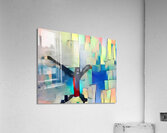streched arms figure Acrylic Print