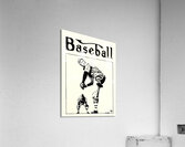 early 1900s baseball art pitcher Acrylic Print