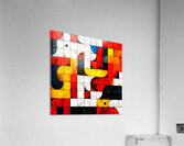Hop Scotch Abstract Acrylic Print