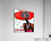My Job Is Beach Acrylic Print