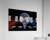 large bulb explodes Acrylic Print