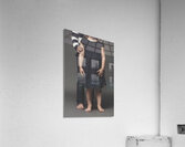 portrait of sibling children barefoot Acrylic Print