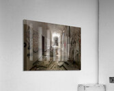 decaying and vandalised interior Acrylic Print