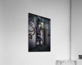 serial killer with knife  Acrylic Print