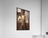  little girl with funny expression Acrylic Print