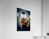 angry caucasian child  Acrylic Print