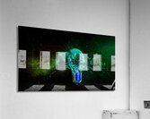 abstract light bulb background Acrylic Print