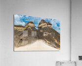 detail of rock formations in the love valley Acrylic Print