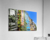 colorful houses istanbul Acrylic Print