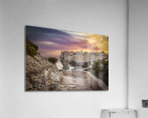 Bonifacio town on Corsica island.  Acrylic Print