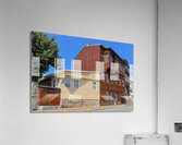 wooden house in a neighborhood of istanbul Acrylic Print