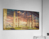 columns at sunset in the ancient city of Jerash  Acrylic Print