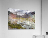 river near the Fellaria glacier  Acrylic Print