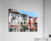 old and dilapidated wooden houses in the city of istanbul. Acrylic Print