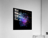 color cloud on black. Acrylic Print