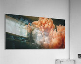 cloud of acrylic color in water.  Acrylic Print