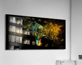 explosion of a tungsten light bulb  Acrylic Print